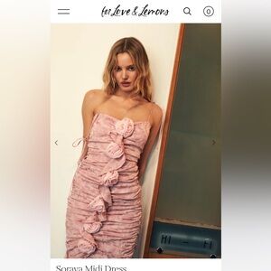 For Love & Lemons Soraya Midi Dress